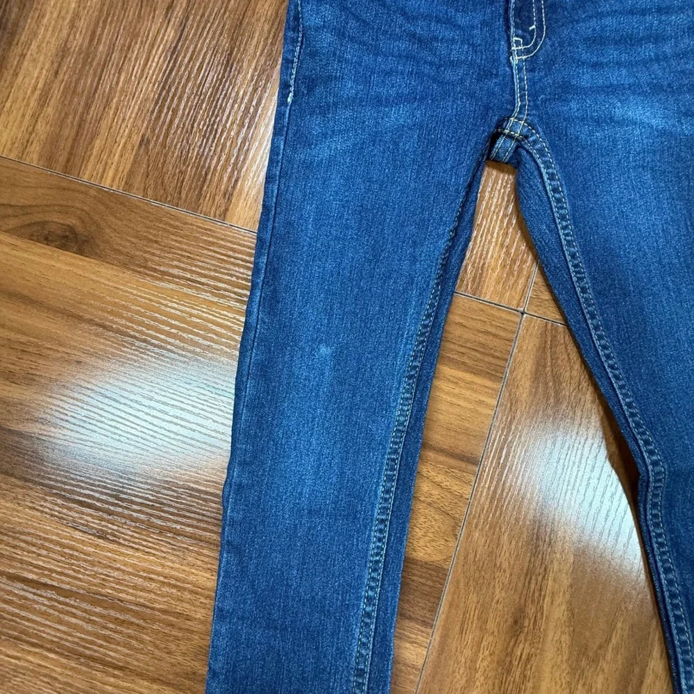 Levis 510 Performance Skinny Jeans Boys Size 5 Blue Denim Adjustable Waist